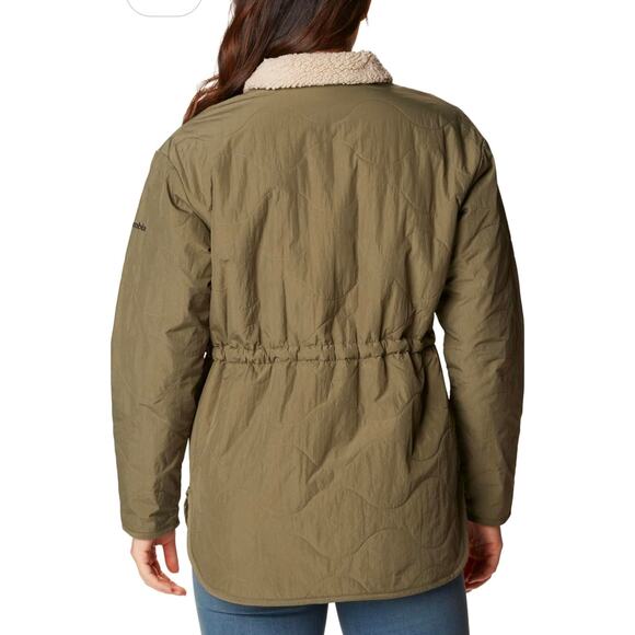 Columbia Women's Birchwood Quilted Jacket NWT GREEN SIZE XL - Picture 2 of 11